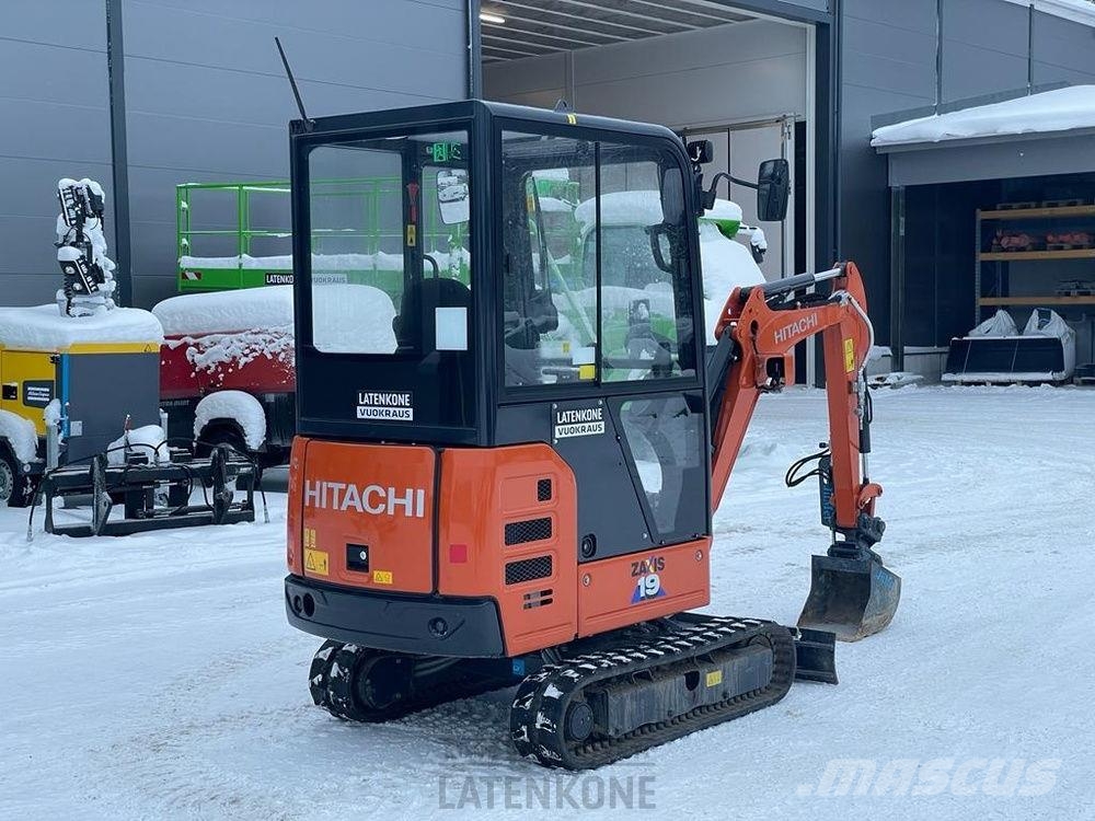 Hitachi ZX 19-6 kaivinkone, 2020, Tuuri, Finlanda - Folosit