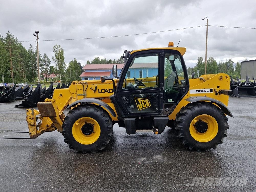 JCB 533-105 telehandler مناولات متداخلة