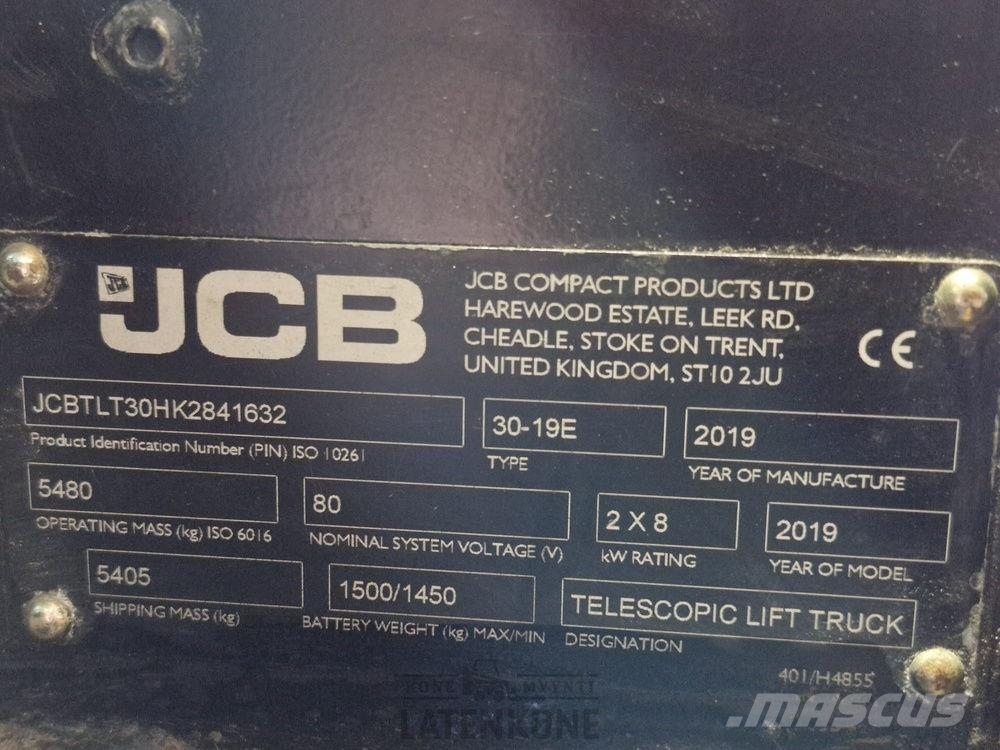 JCB TLT30-19E 2WD Teletruk Kahveltõstukid - muud