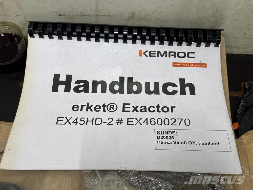 Kemroc EX 45 HD S45 tasojyrsin ( 2 terää) Kauhat