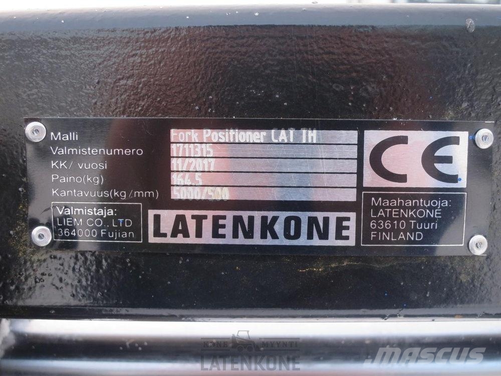 Laten Hydrauliset trukkipiikit 5ton 150/120cm PIN Manito Građevinarske viljuške