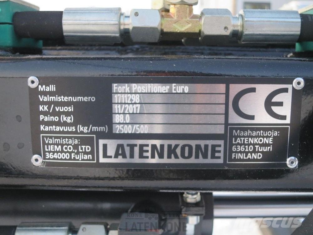 Laten Hydrauliset trukkipiikit 2,5ton 120/120cm Euro Građevinarske viljuške