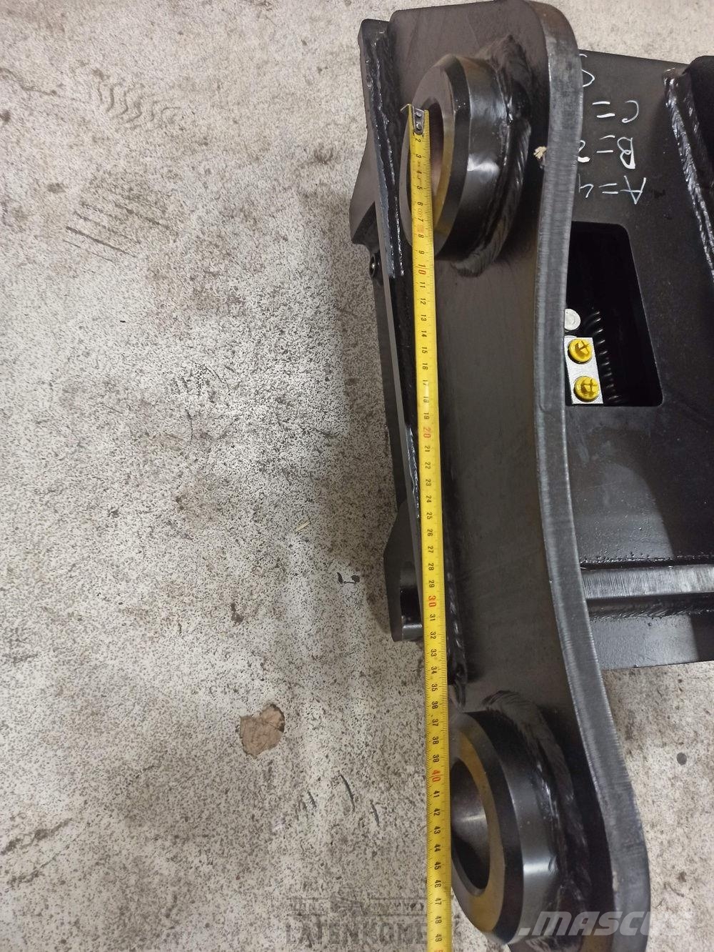 Laten Kiinteä pikaliitin S60 10-16ton. hyd. TF 261-65 Conectores rápidos