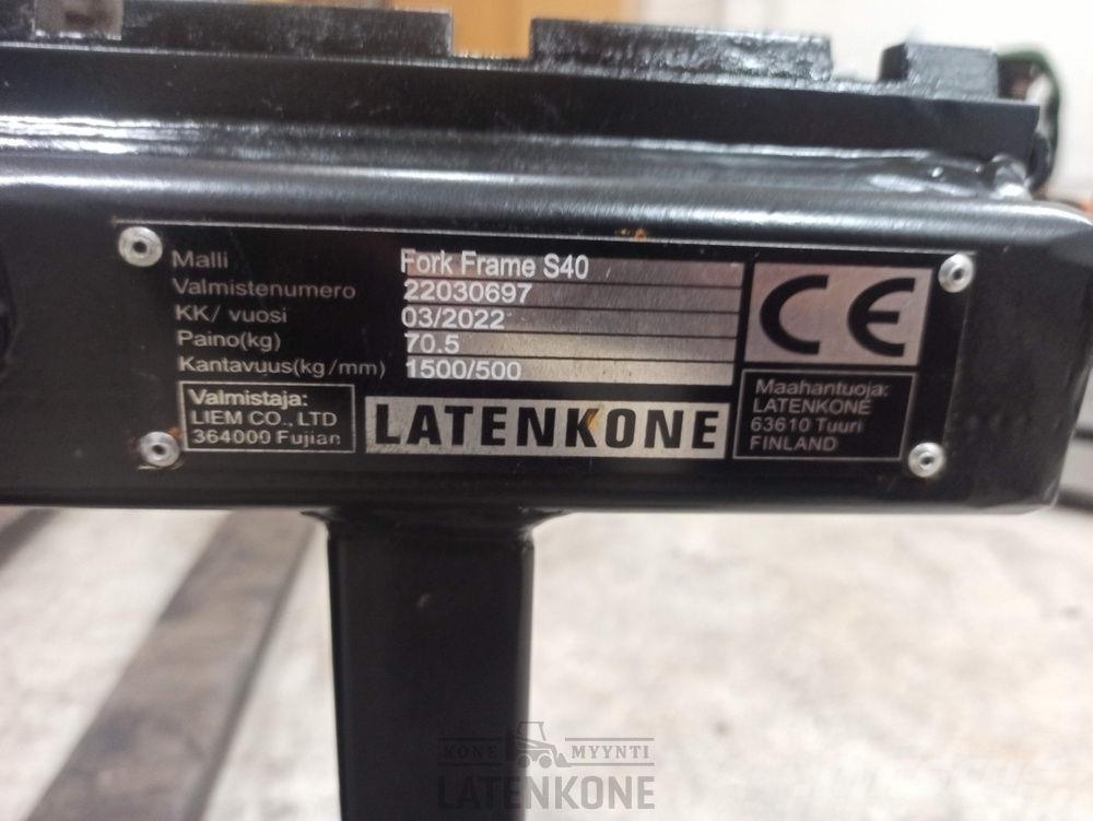 Laten Trukkipiikit 1,5ton 100/120cm S40 Građevinarske viljuške