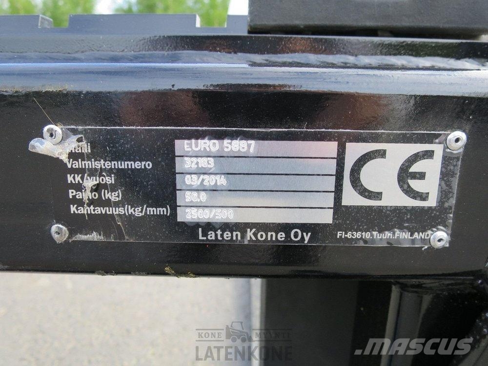 Laten Trukkipiikit 2,5ton 120/120cm Euro Çatallar