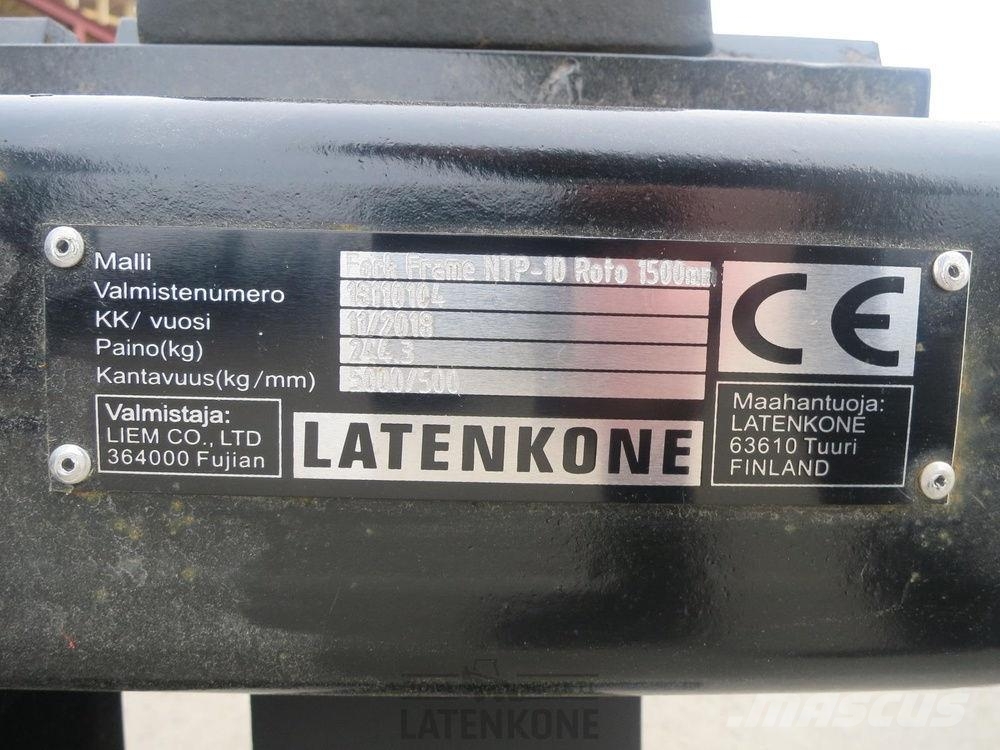 Laten Trukkipiikit 5ton 150/120cm NTP10 Roto Građevinarske viljuške