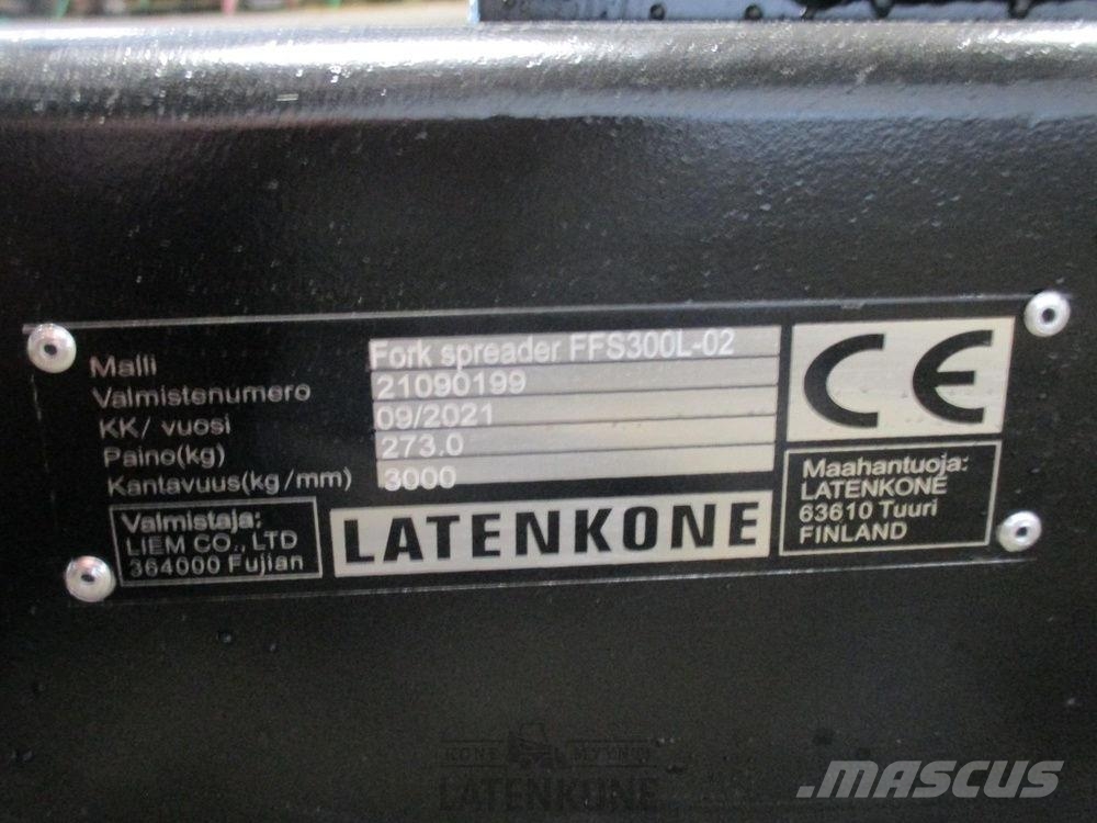 Laten Trukkipiikkien levityssovite 3000kg Çatallar