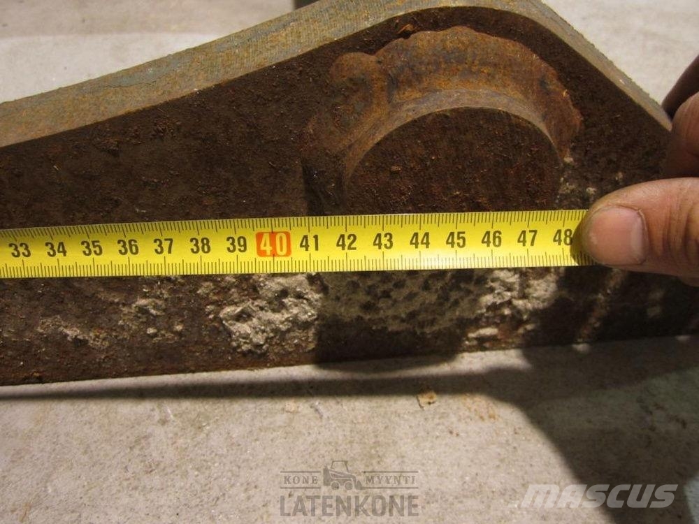 Laten Vastalevy S60 matala 25mm Snelkoppelingen