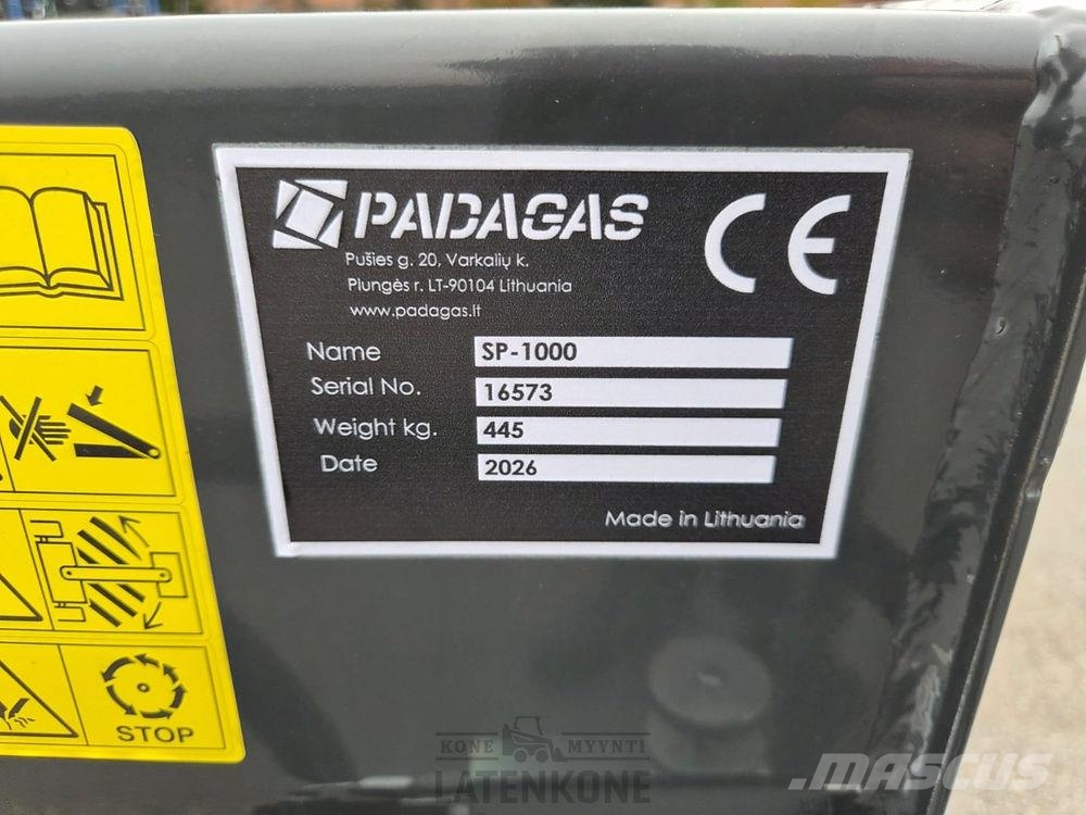 Padagas Hiekoituskauha 1000L Kum ve tuz serpiciler