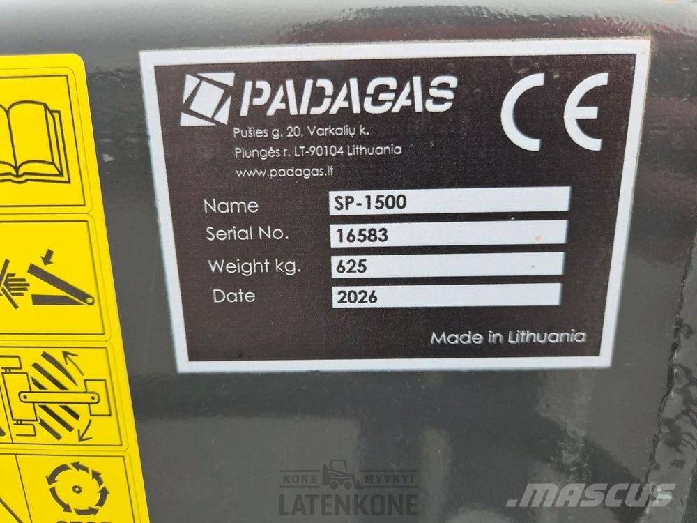 Padagas Hiekoituskauha 1500L Sand and salt spreaders