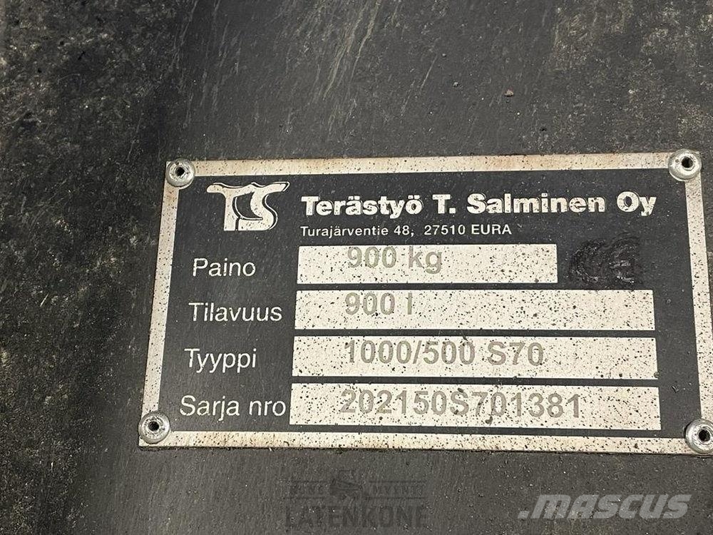 TuraSteel Vesijohtokauha 900L S70 Buckets