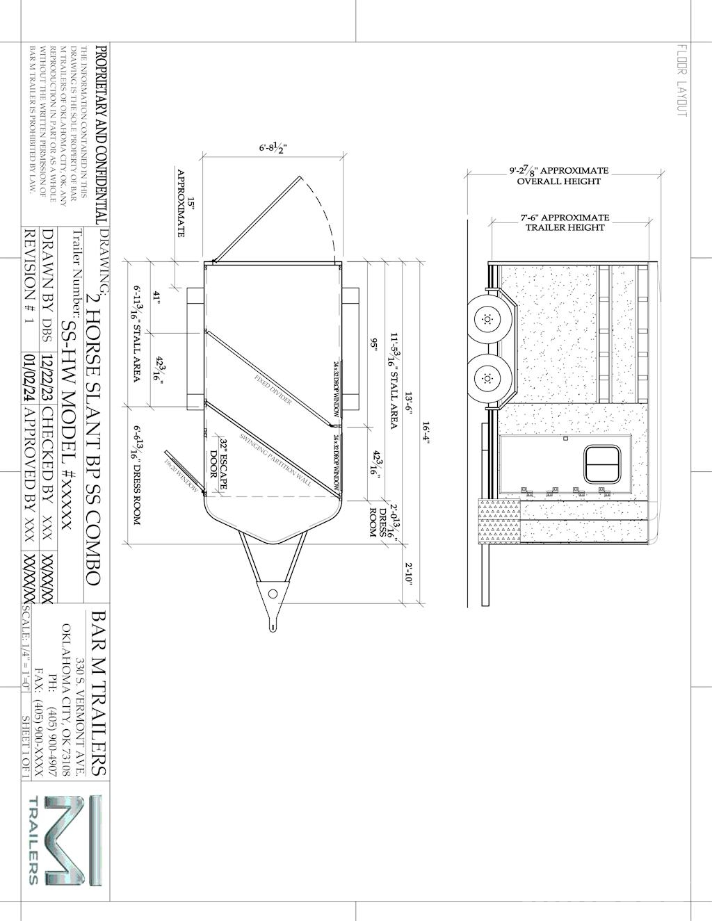 BAR-M SS-20-SC Prikolice za prijevoz stoke