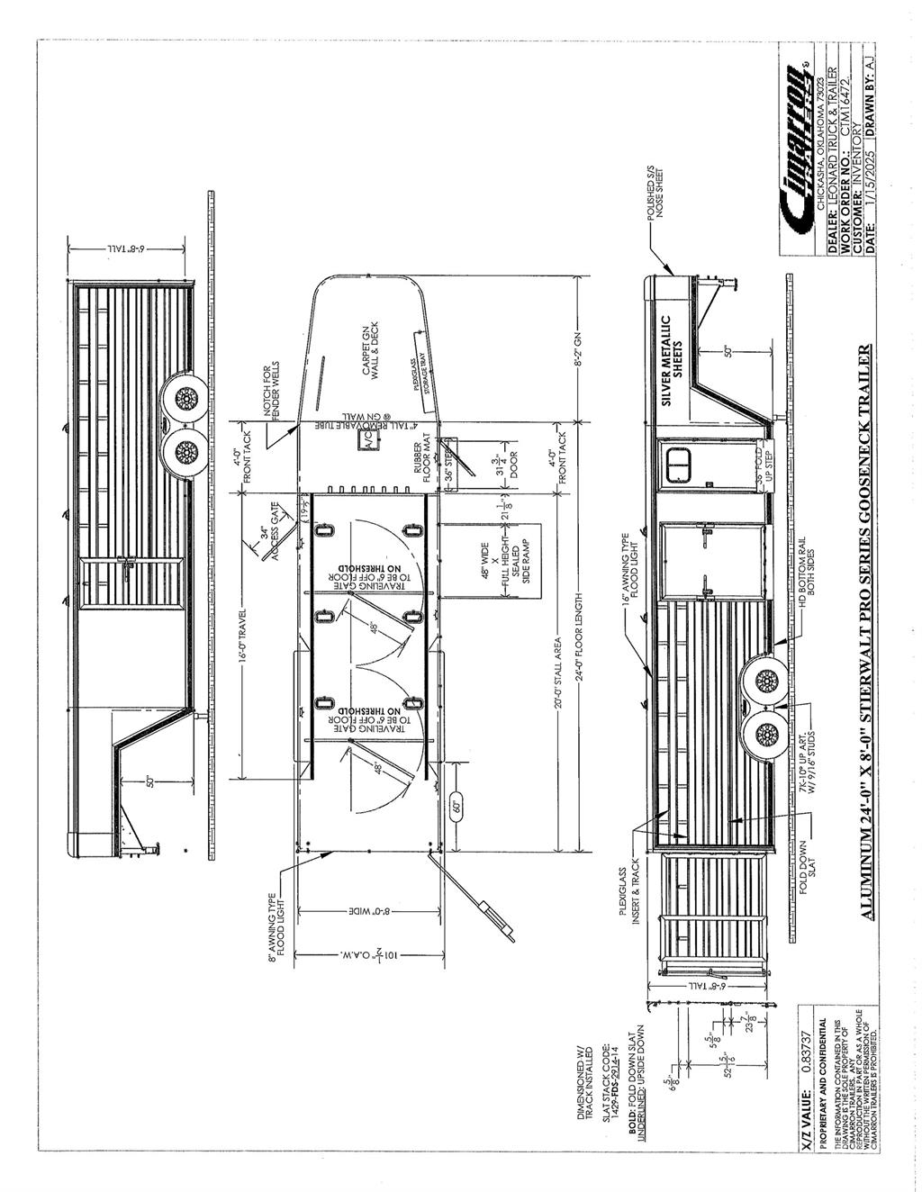 Cimarron TRAILERS SW24GPRO Prikolice za prevoz životinja
