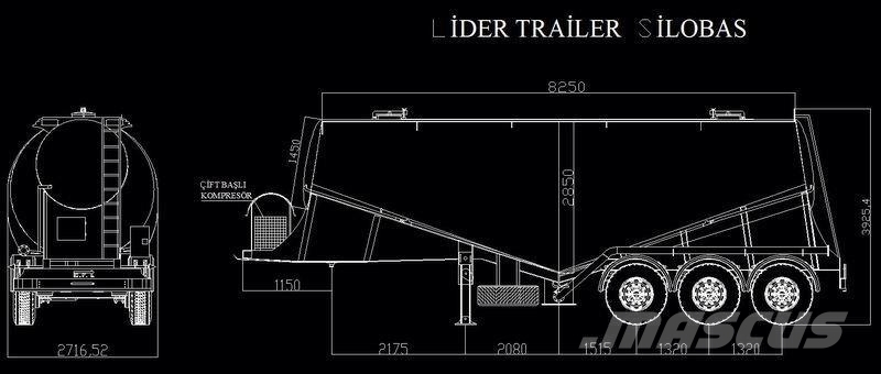 Lider 2024 MODEL NEW CEMENT TANKER&TRAILER new 2016 MODE Tankopleggers