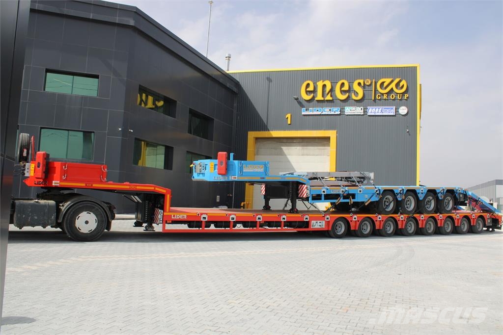 Lider 2026 NEW 150 Tons capacity Lowbed semi trailer Diepladers