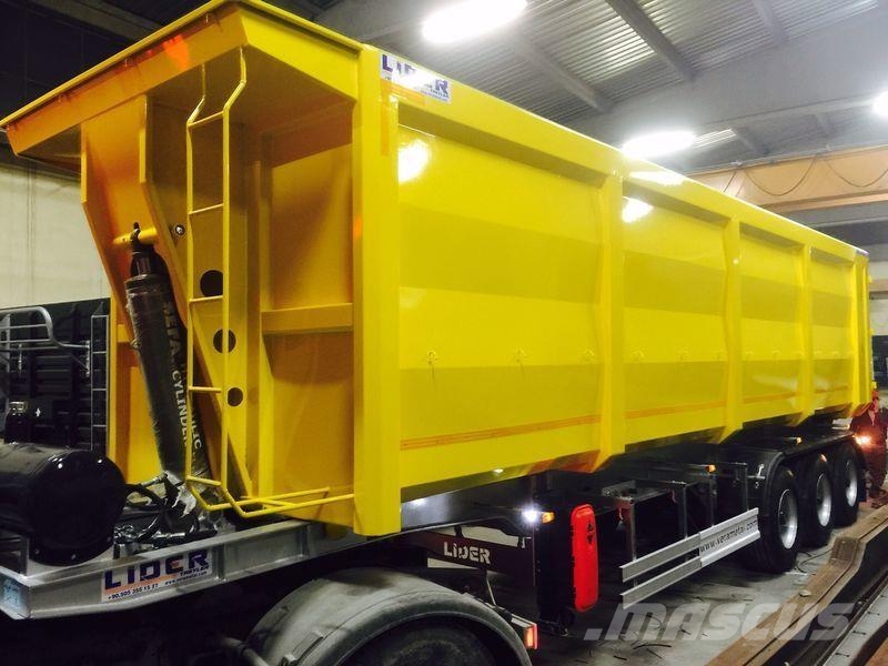 Lider 2026 NEW UNUSED SCRAP 55 M³ FROM MANUFACTURER مقطورة حبوب