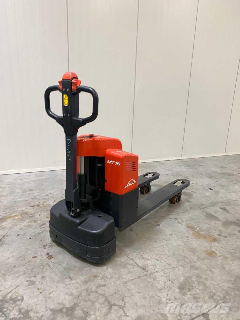 Linde MT15 Παλετοφόρα πεζού χειριστή με ιστό