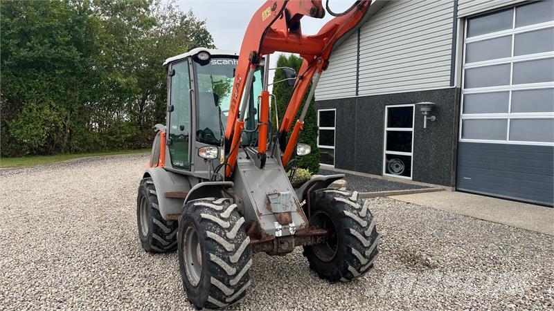 Atlas 65 Super. pallegafler og skovl med overfald Cargadoras sobre ruedas