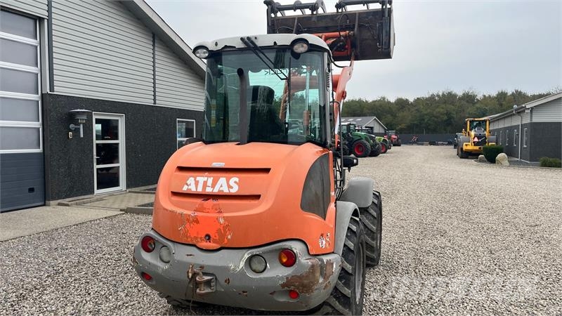 Atlas 65 Super. pallegafler og skovl med overfald Cargadoras sobre ruedas