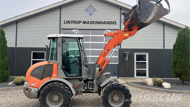 Atlas 65 Super. pallegafler og skovl med overfald Cargadoras sobre ruedas