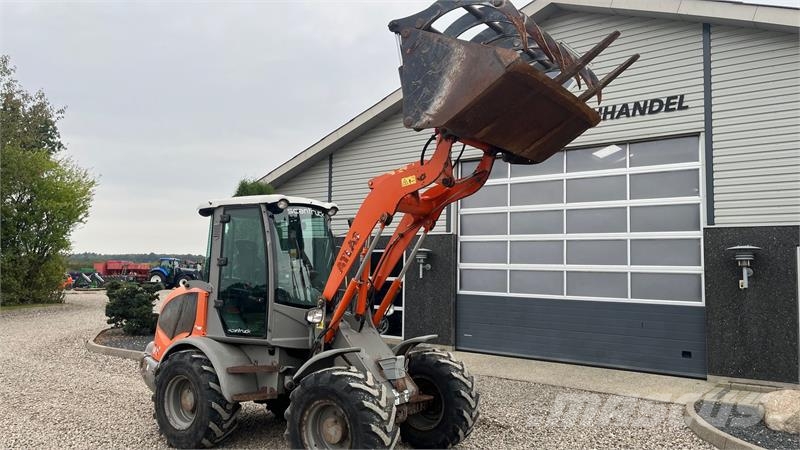 Atlas 65 Super. pallegafler og skovl med overfald Cargadoras sobre ruedas