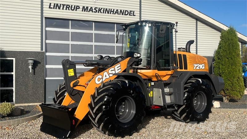 CASE 721G 750mm hjul, CDC styrring samt centralsmørring Kolesové nakladače