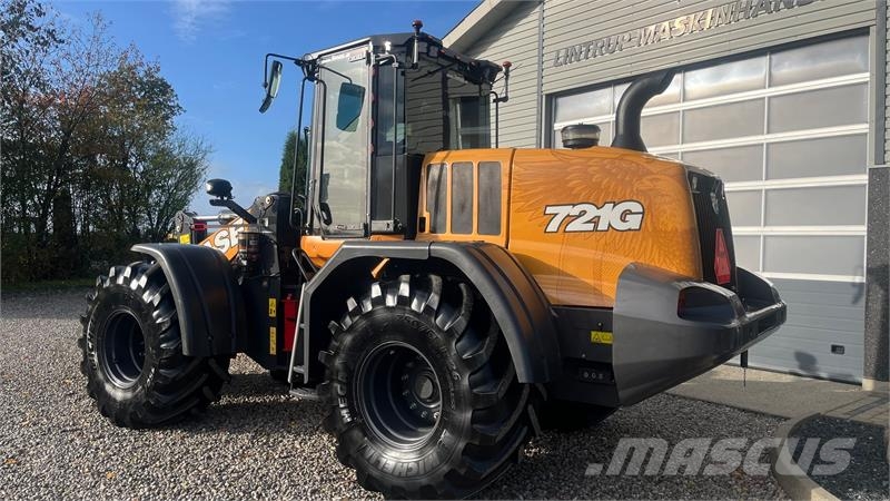 CASE 721G 750mm hjul, CDC styrring samt centralsmørring Kolesové nakladače