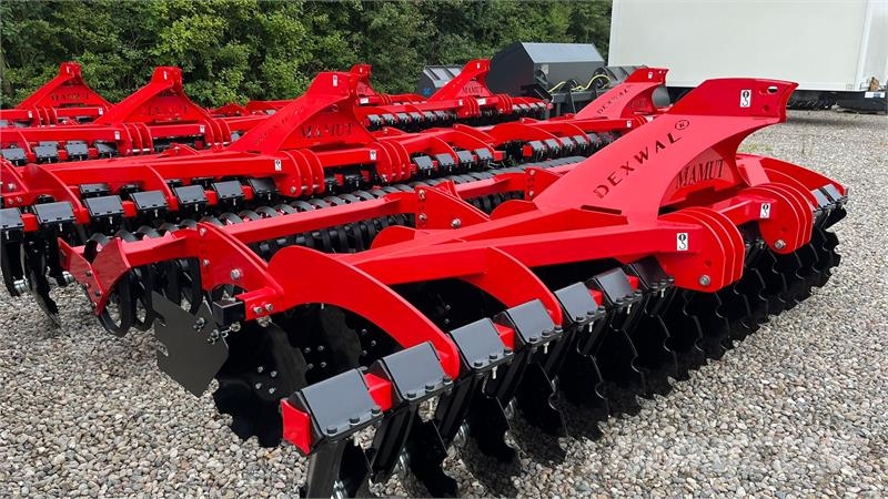Dexwal Mamut 4 m Med v-rings pakker og 560mm tallerkner Grade de discos