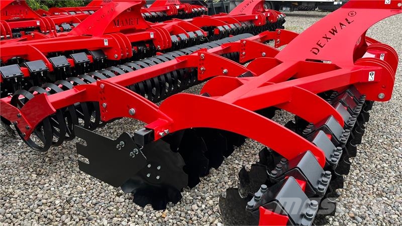 Dexwal Mamut 4 m Med v-rings pakker og 560mm tallerkner Grade de discos
