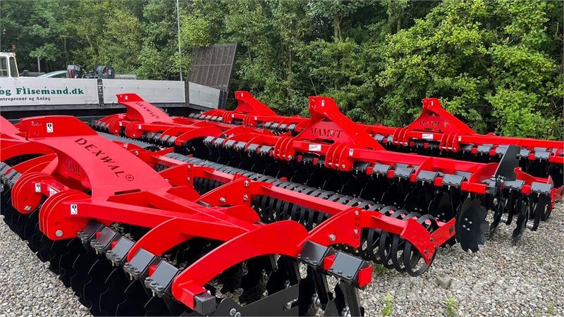 Dexwal Mamut 4 m Med v-rings pakker og 560mm tallerkner Grade de discos