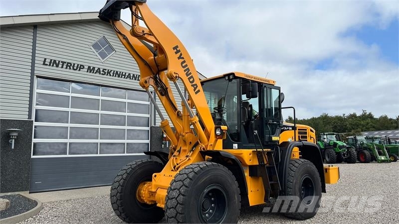 Hyundai 757-9A XTD med lang-arm. En-ejeres maskine med Loc Pás carregadoras de rodas