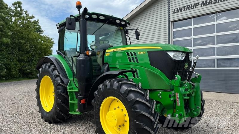 John Deere 6135R Krybegear, frontlift, TLS Affjedret foraksel Traktorer