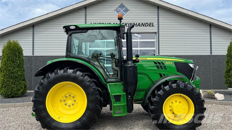 John Deere 6135R Krybegear, frontlift, TLS Affjedret foraksel Traktorer