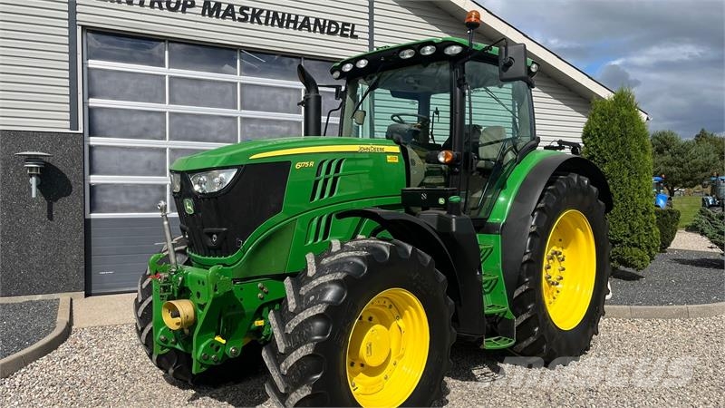 John Deere 6175R Med frontlift og frontPTO samt luft anlæg 트랙터