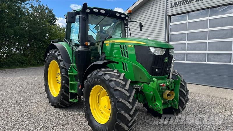 John Deere 6175R Med frontlift og frontPTO samt luft anlæg 트랙터