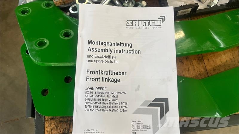 Sauter Til John Deere Vi kan levere frontlifte til din Jo Accessori per pale frontali