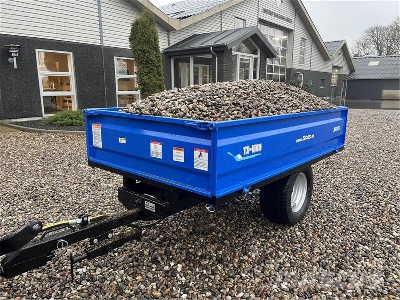  - - - Solis TS1500 tipvogn med bagtip, aftagelige  傾卸式拖車