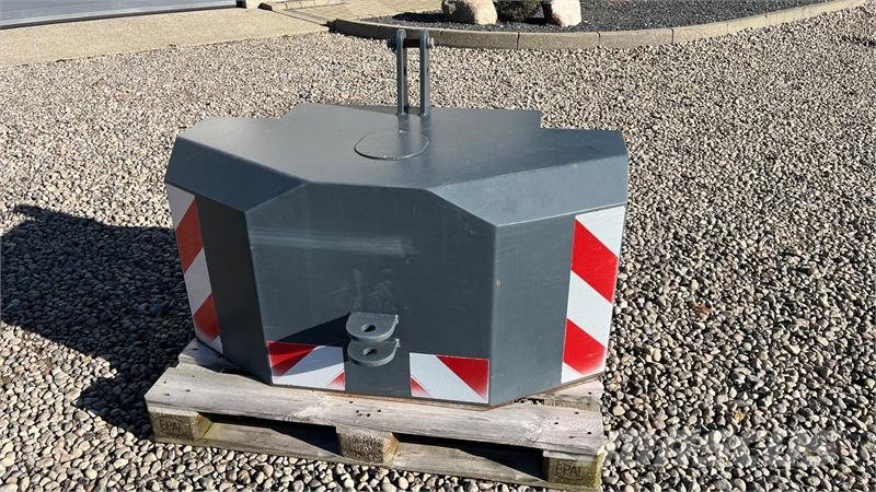 Universal 1000 kg vægtklods Contrapeso delantero