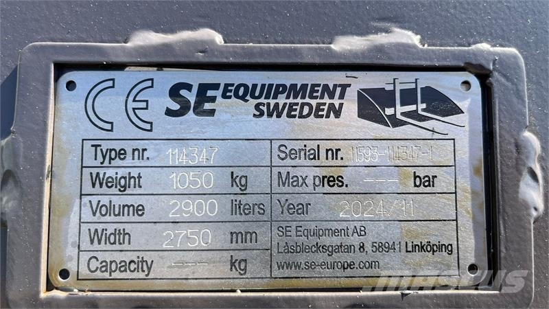 Volvo Læsseskovl 2,9m3 skovl med Volvo beslag på. Den er Incarcator pe pneuri