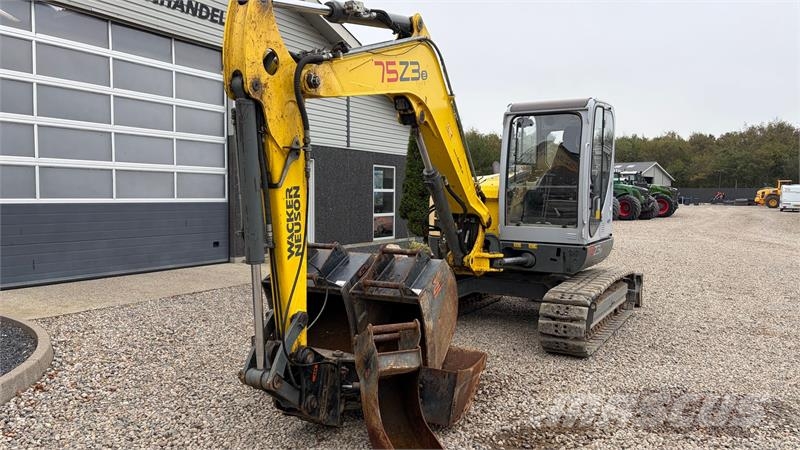 Wacker Neuson 75z3 Med hurtigskifte og tilt samt 4 skovle Bagri goseničarji