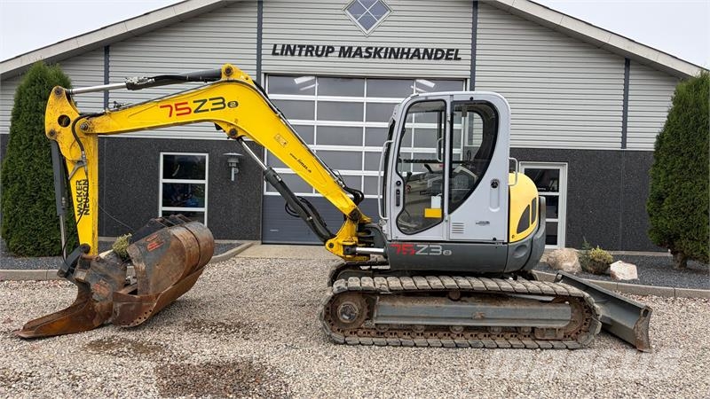 Wacker Neuson 75z3 Med hurtigskifte og tilt samt 4 skovle Bagri goseničarji