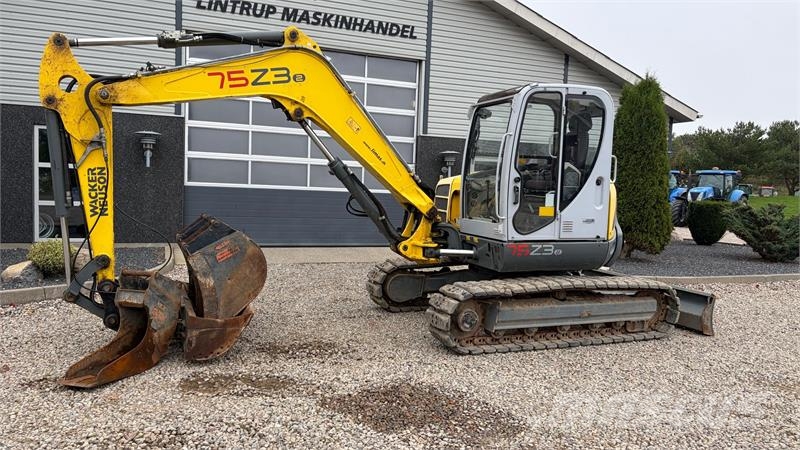 Wacker Neuson 75z3 Med hurtigskifte og tilt samt 4 skovle Bagri goseničarji