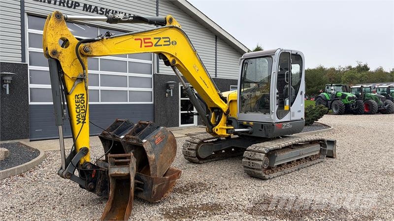 Wacker Neuson 75z3 Med hurtigskifte og tilt samt 4 skovle Bagri goseničarji