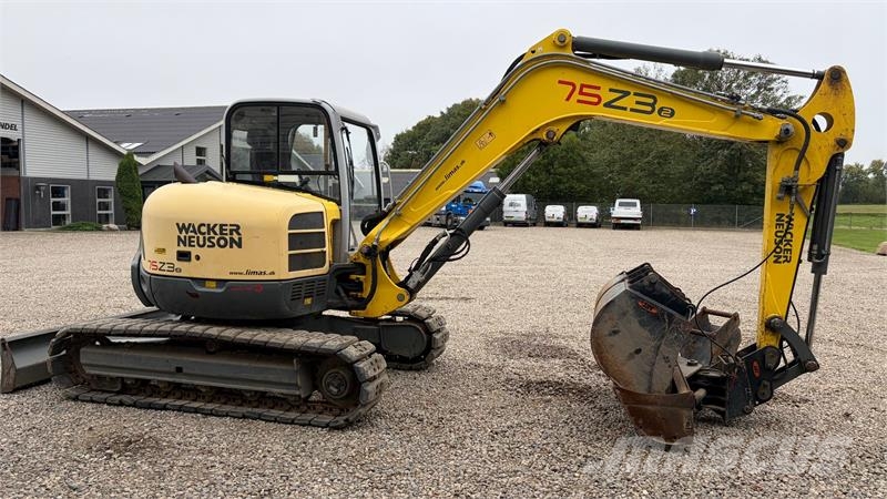 Wacker Neuson 75z3 Med hurtigskifte og tilt samt 4 skovle Bagri goseničarji
