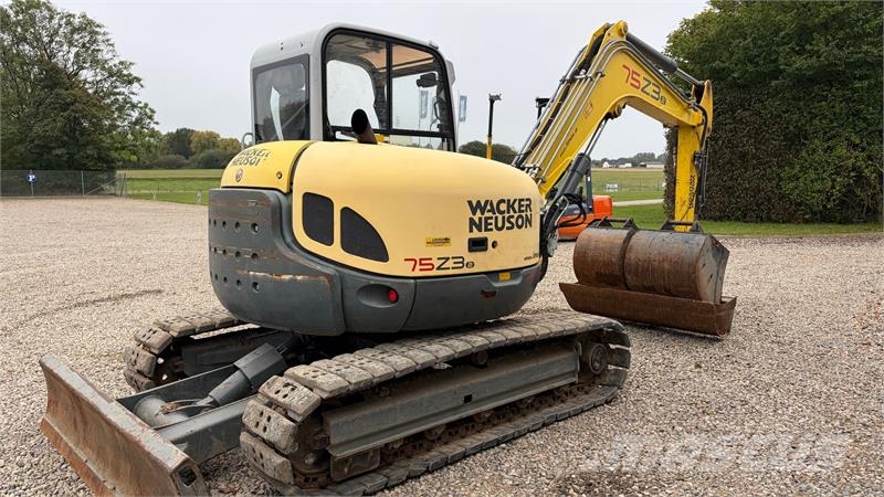 Wacker Neuson 75z3 Med hurtigskifte og tilt samt 4 skovle Bagri goseničarji