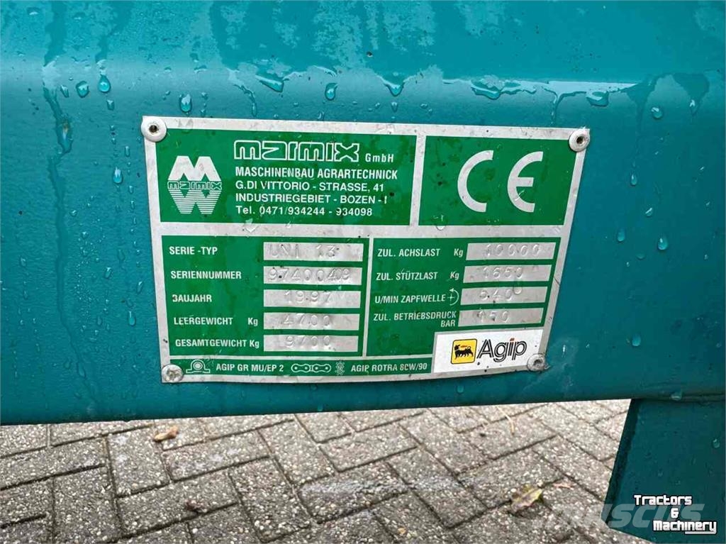 Marmix UNI 13 voermengwagen Marmix Alieco Muut karjatalouskoneet ja lisävarusteet