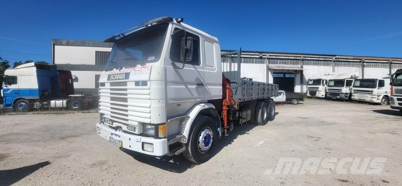 Scania 113M 360 with HIAB Crane Φορτηγά Ανατροπή
