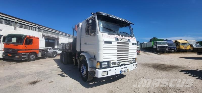 Scania 113M 360 with HIAB Crane Φορτηγά Ανατροπή