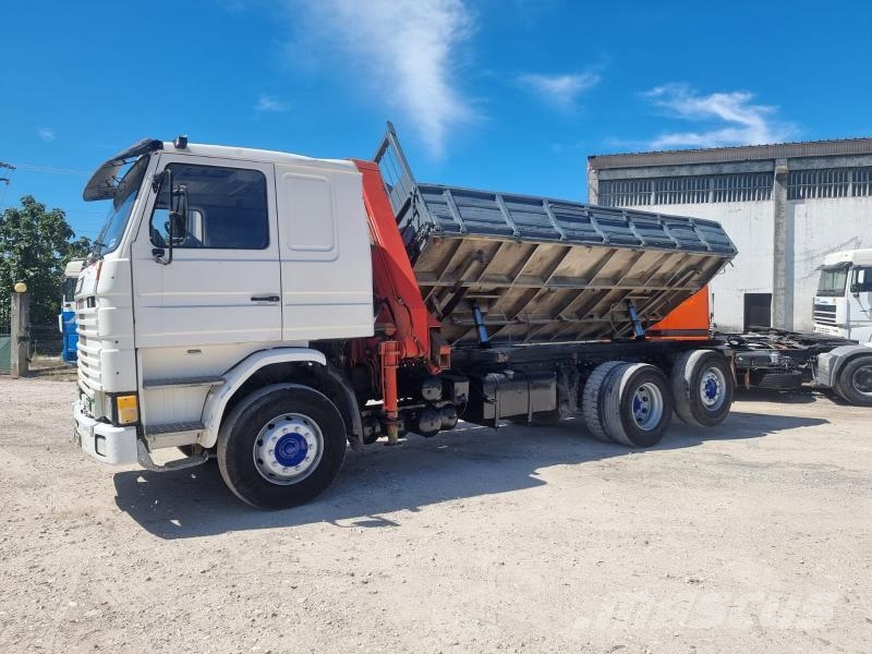 Scania 113M 360 with HIAB Crane Φορτηγά Ανατροπή