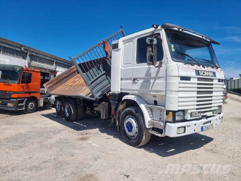 Scania 113M 360 with HIAB Crane Φορτηγά Ανατροπή